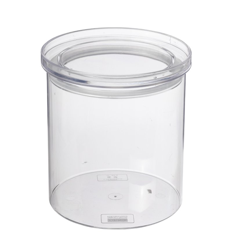 plast team boîte de conservation alimentaire Stockholm, 0,8 litre, rond, transparent